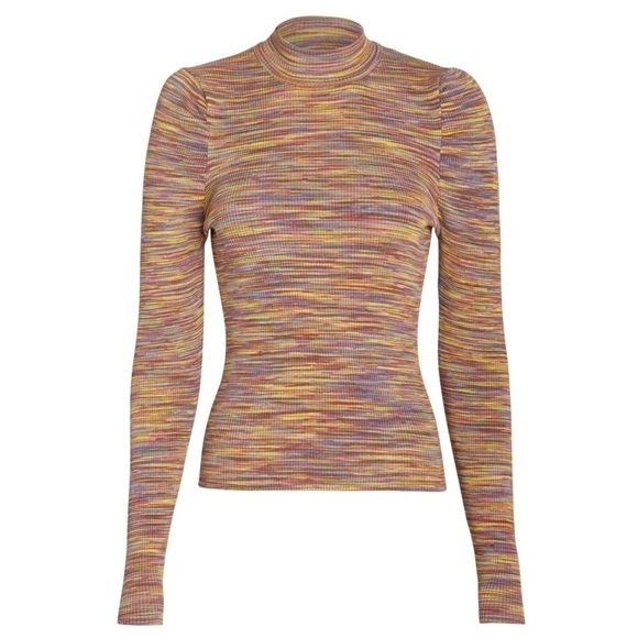 Ronny Kobo Octavia Space Dye Turtleneck Sweater - Picture 3 of 9